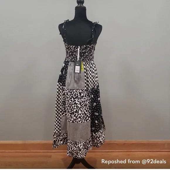 Sandy Liang x Target Patchwork Sleeveless Dress M - Picture 4 of 6